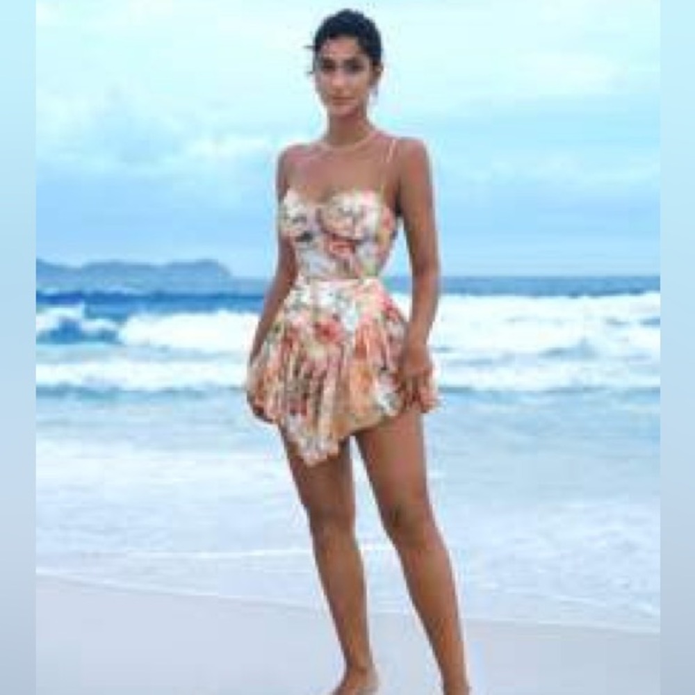 Shein multicolor vacation Romper